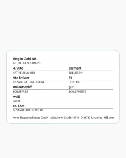 Brillantring 1,5 ct