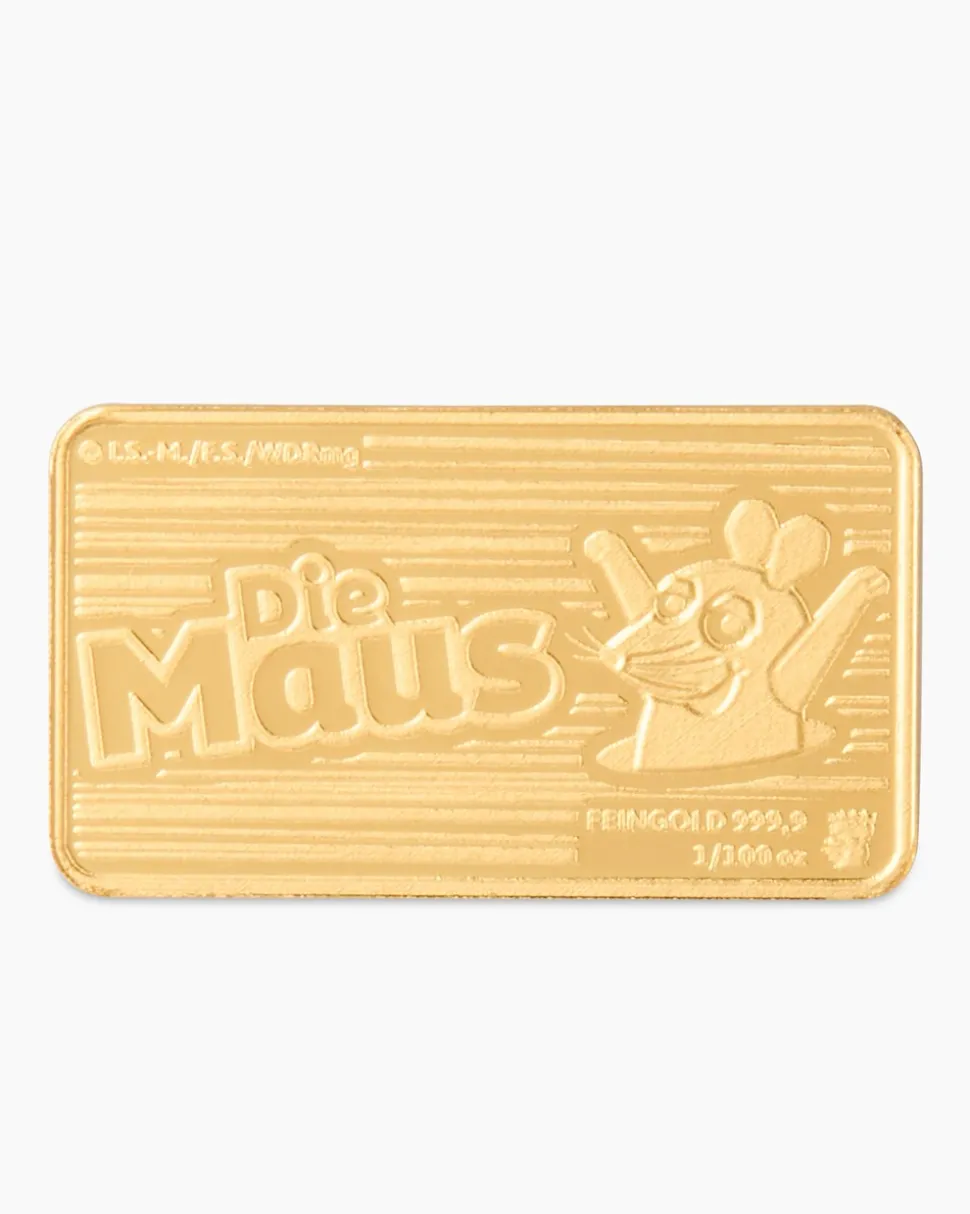 Goldmünzbarren 50 Jahre Die Maus: Laufen