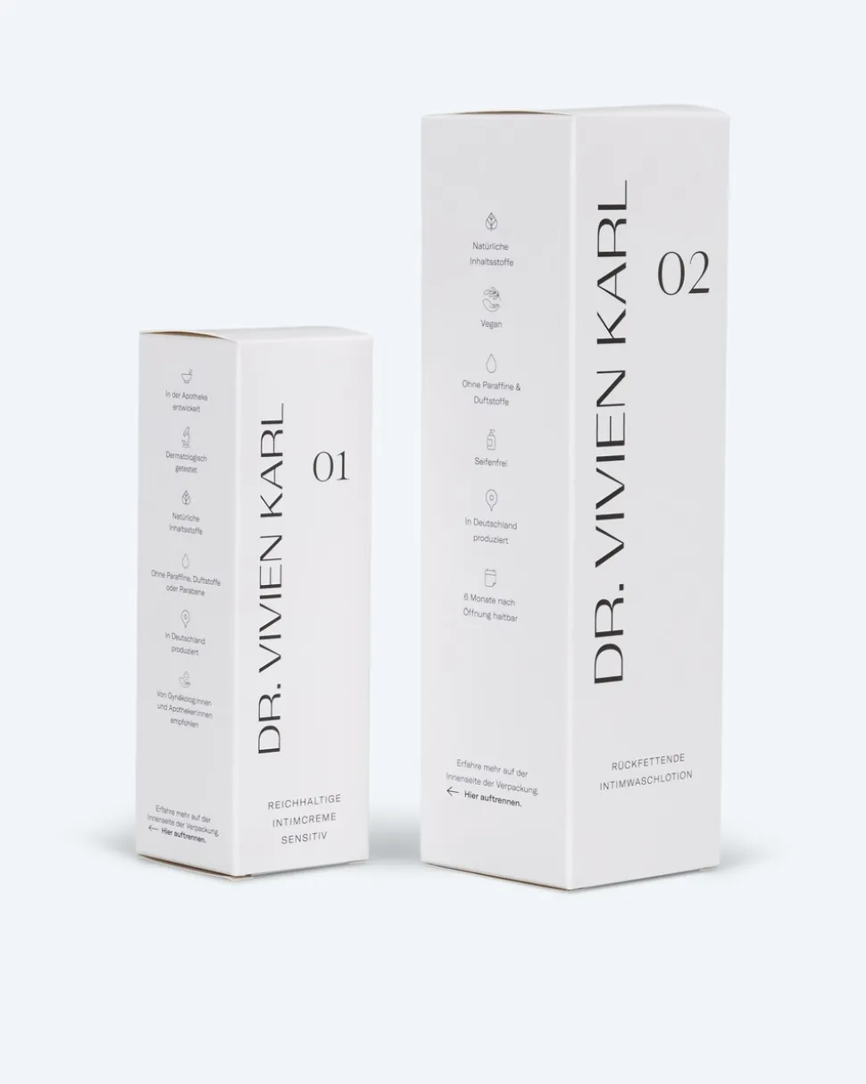 Intimcreme und Waschlotion, 2tlg.