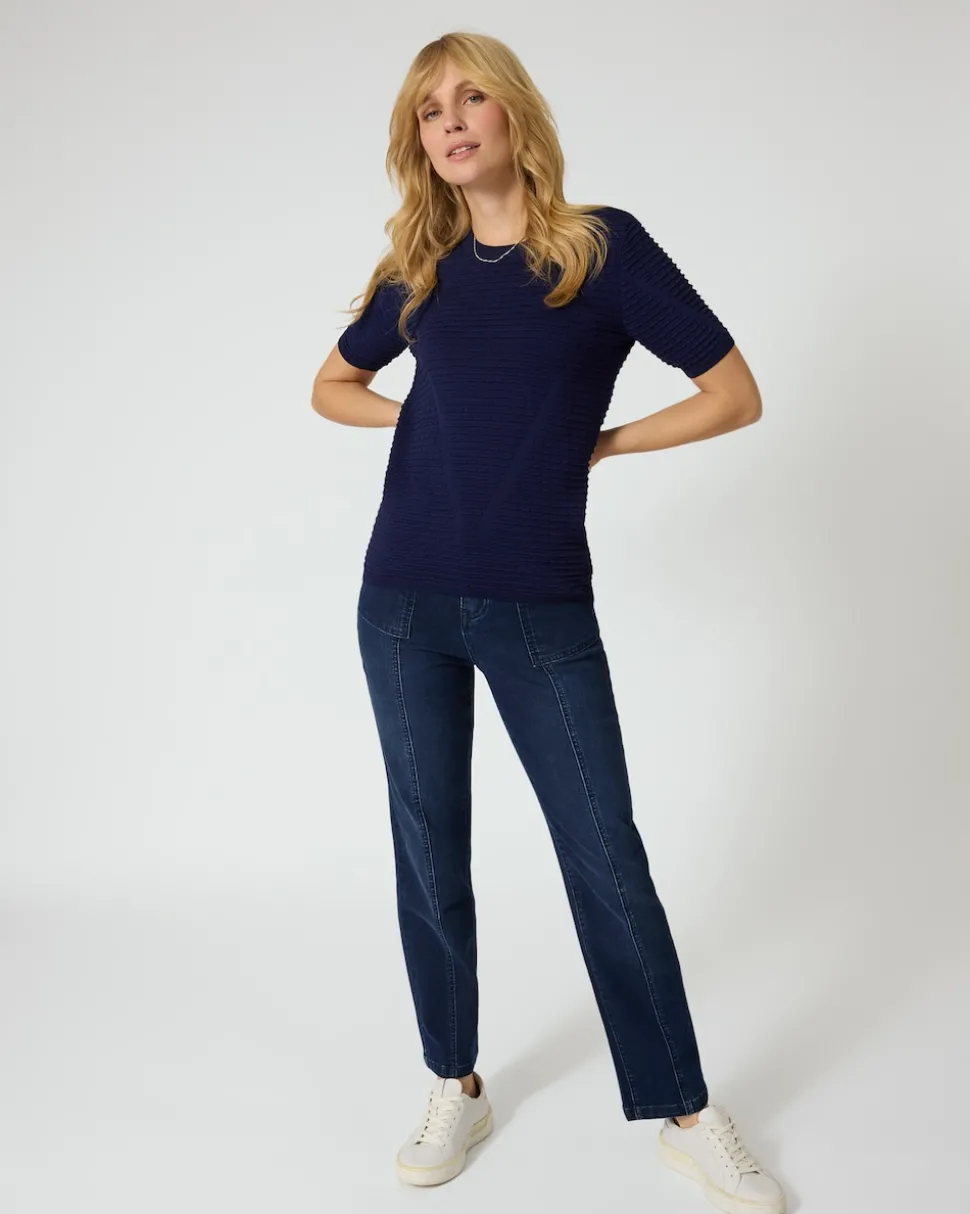 Jeans mit Biesen