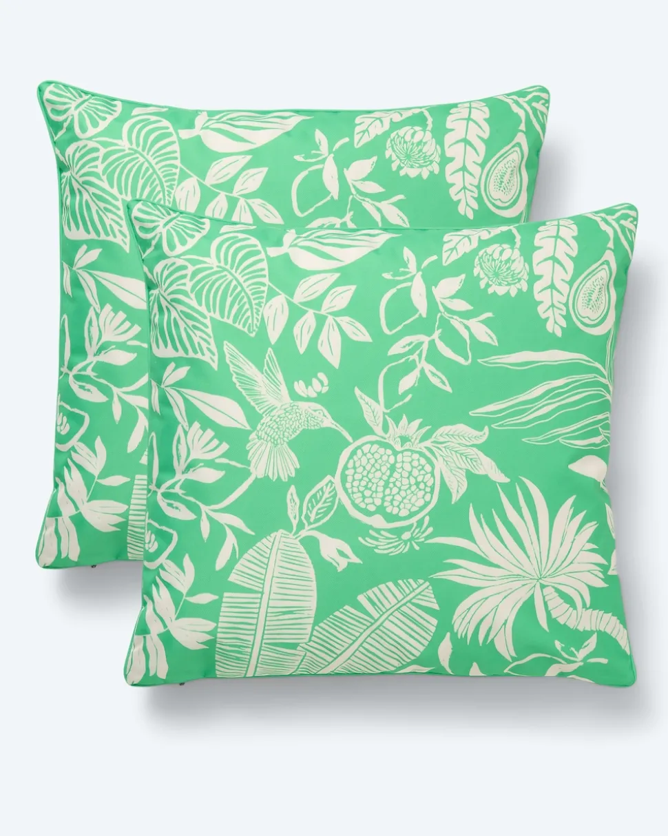 Outdoor-Kissen "Tropicale", 2tlg.