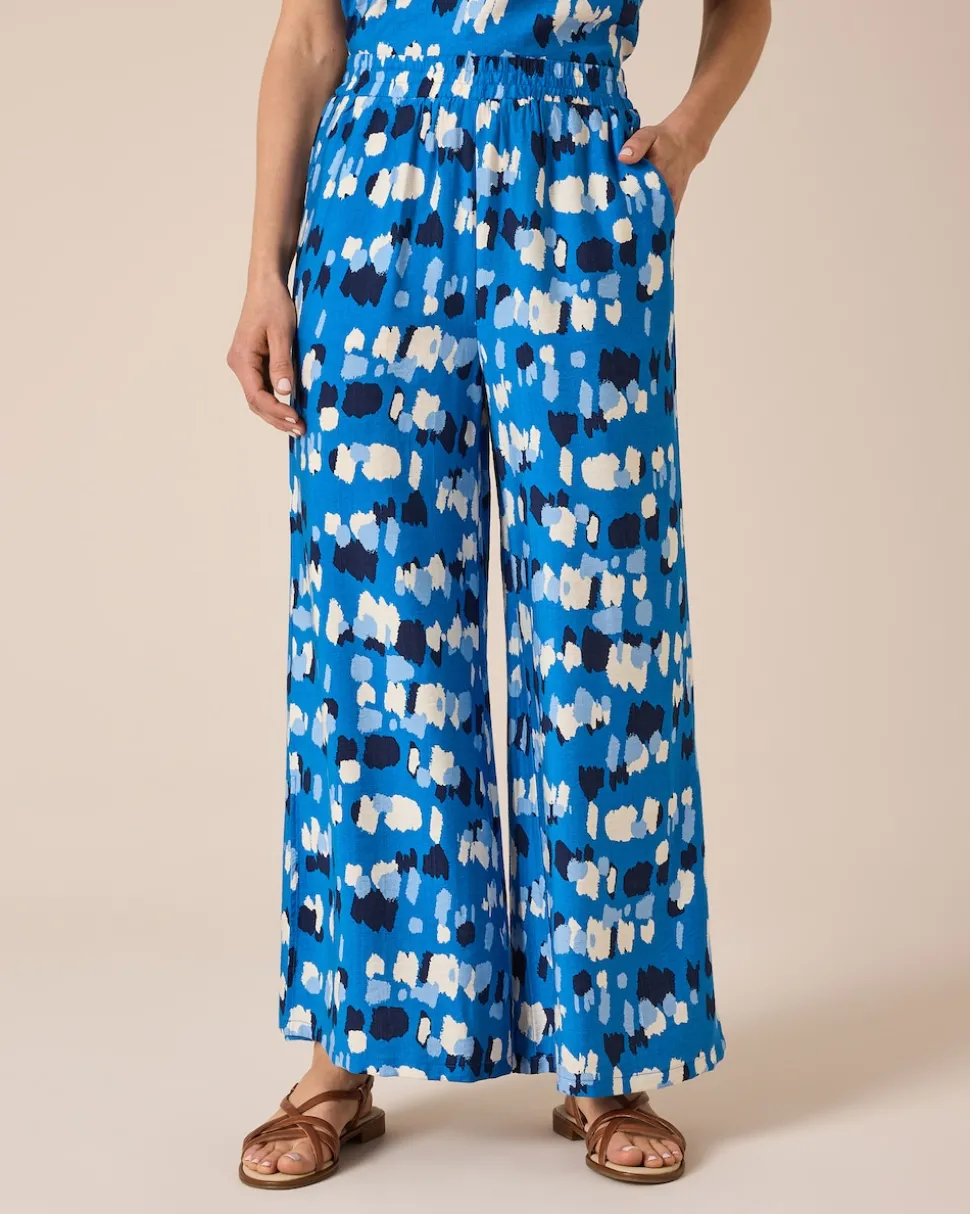 Print-Hose mit Schnürdetail