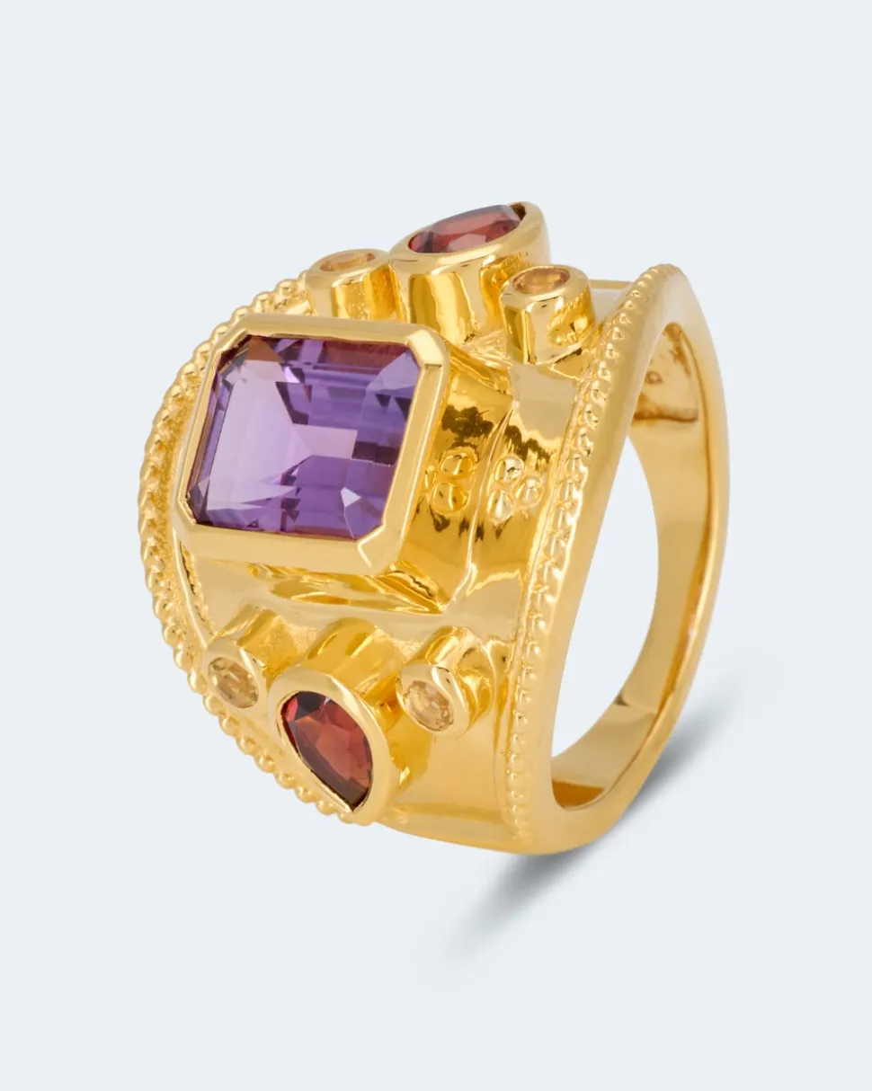 Ring mit Amethyst