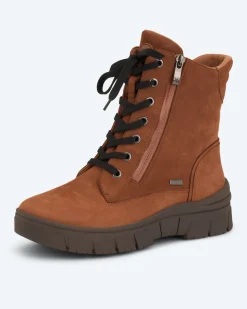 Schnürstiefel mit Zipper