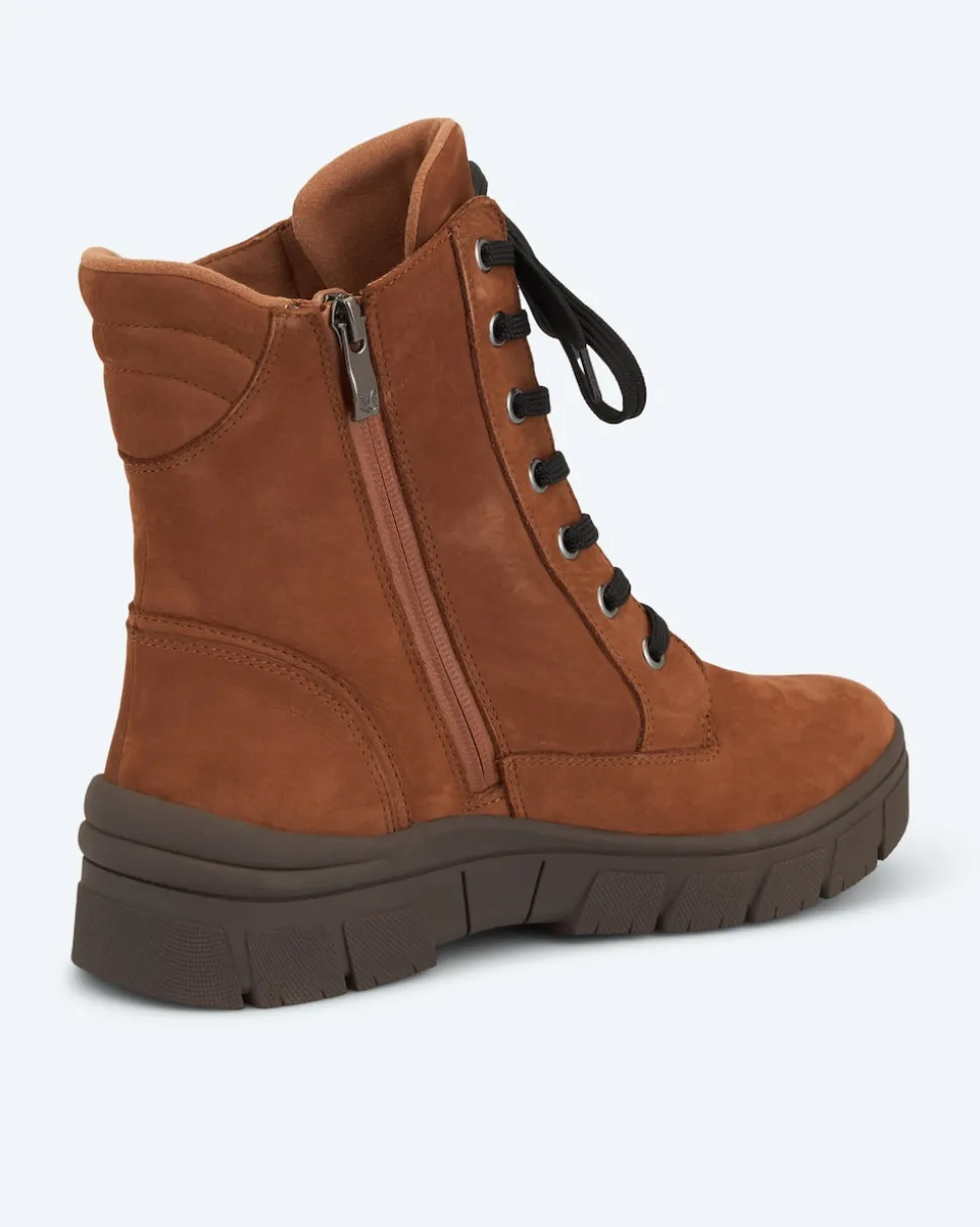 Schnürstiefel mit Zipper