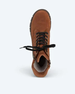 Schnürstiefel mit Zipper