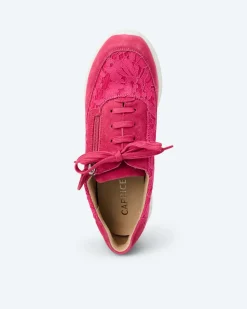 Sneaker mit Blumenspitze